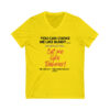Unisex Jersey Short Sleeve V-Neck Tee - Image 11
