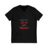 Unisex Jersey Short Sleeve V-Neck Tee - Image 7