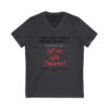 Unisex Jersey Short Sleeve V-Neck Tee - Image 13