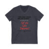 Unisex Jersey Short Sleeve V-Neck Tee - Image 25