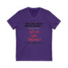Unisex Jersey Short Sleeve V-Neck Tee - Image 27