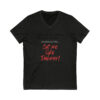 Unisex Jersey Short Sleeve V-Neck Tee - Image 9