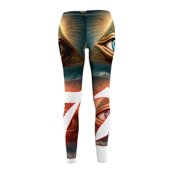 Women's Cut & Sew Casual Leggings (AOP) - Image 3