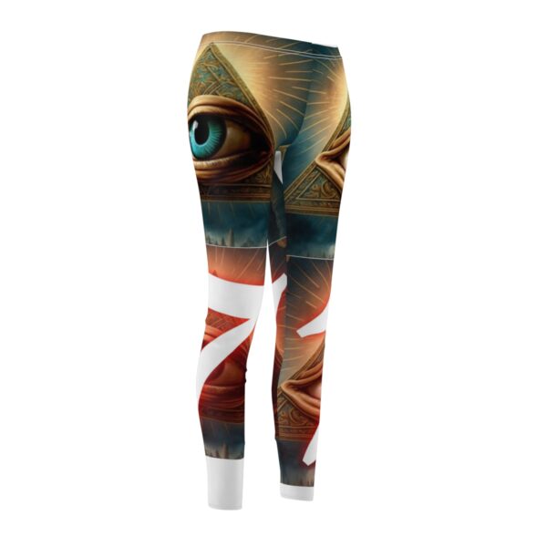 Women's Cut & Sew Casual Leggings (AOP) - Image 4