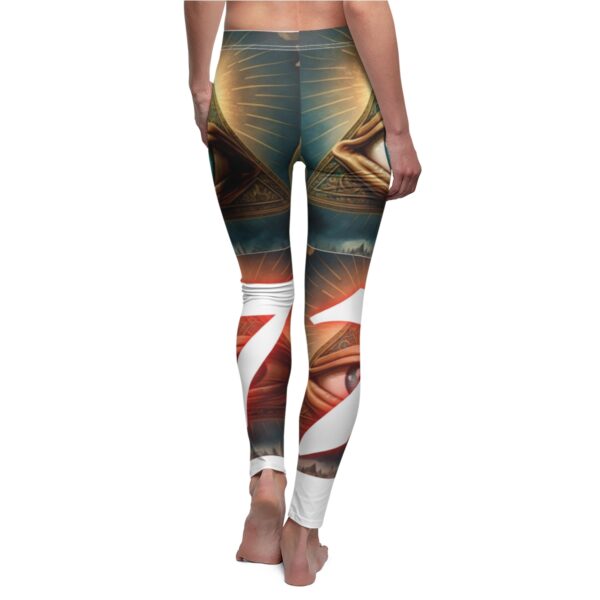 Women's Cut & Sew Casual Leggings (AOP) - Image 7
