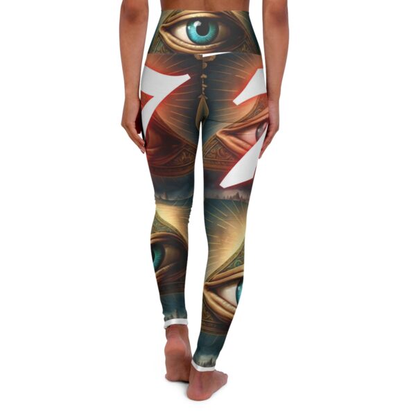High Waisted Yoga Leggings (AOP) - Image 2