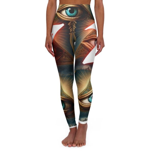 High Waisted Yoga Leggings (AOP)