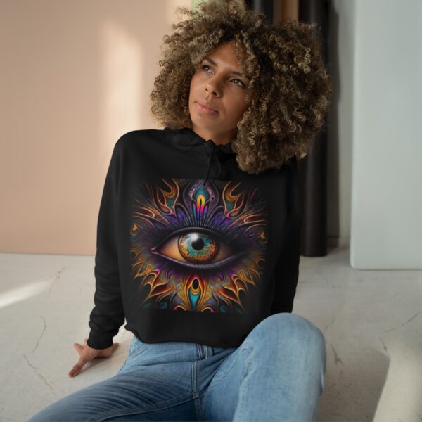 Women's Crop Hoodie - Image 3