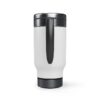 Stainless Steel Travel Mug with Handle, 14oz - Image 3