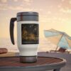 Stainless Steel Travel Mug with Handle, 14oz - Image 8
